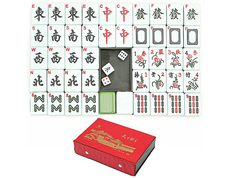 Mahjong Travel Set 146 tiles  Free English Instructions for English player