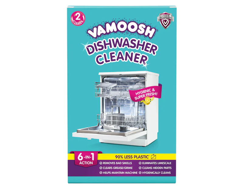 Vamoosh Dishwasher Cleaner 128g 2pk