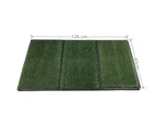 YES4PETS Indoor Dog Puppy Toilet Grass Potty Training Mat Loo Pad 126 x 63 cm