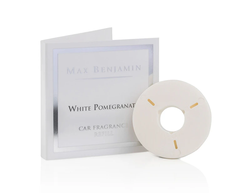 Scented/Fragrance Refill for Max Benjamin Car Clip Freshener White Pomegranate