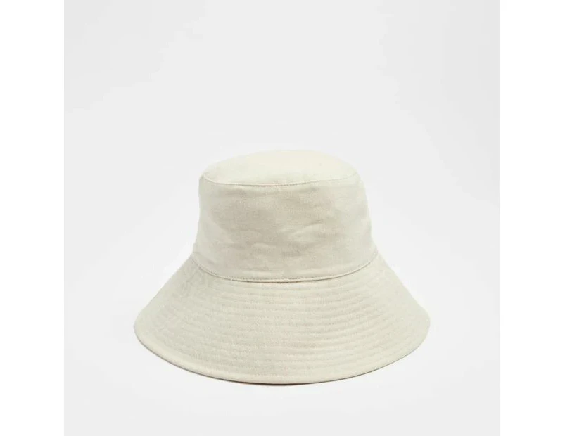 Target Womens Wide Brim Bucket Hat - Neutral