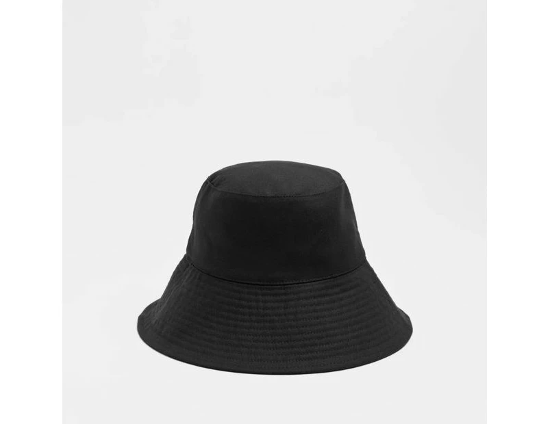 Target Womens Wide Brim Bucket Hat - Black