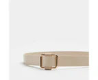 Target Womens Square Buckle Belt - Neutral