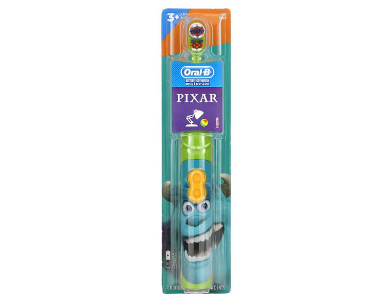 Battery Toothbrush, Soft, 3+ Yrs, Pixar, 1 Toothbrush