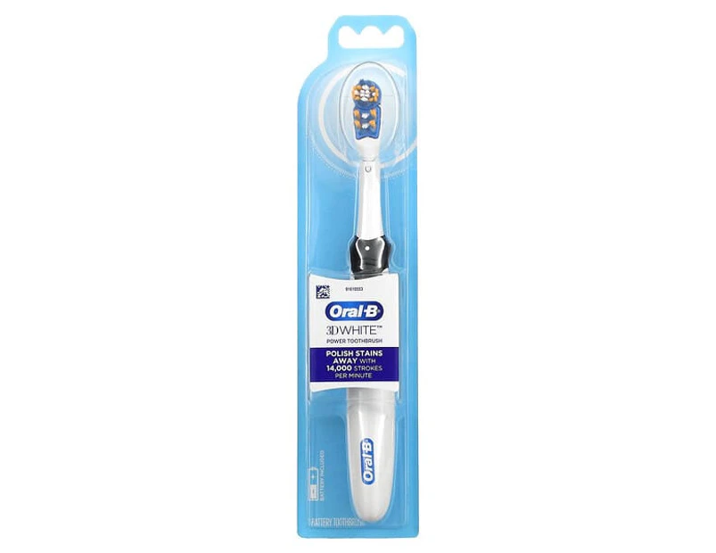 3D White, Battery Power Toothbrush, 1 Toothbrush