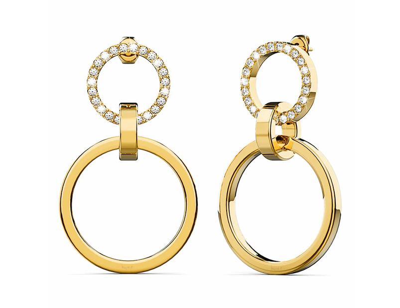 Orbit of Radiance Earrings Embellished with SWAROVSKI Crystal in Gold