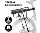 Verpeak Bike Rear Rack Seat Luggage Carrier Bicycle Mountain Mount Pannier Black