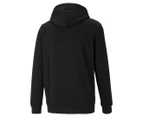 Puma Men's Essentials Small Logo Fleece Hoodie - Puma Black