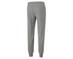 Puma Men's Essentials Logo Fleece Trackpants / Tracksuit Pants - Medium Grey Heather