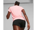 Puma Women's Run Favourite Heather Tee / T-Shirt / Tshirt - Koral Ice Heather