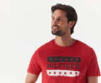 Tommy Hilfiger Men's Springfield Tee / T-Shirt / Tshirt - Apple Red