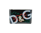 Dolce & Gabbana Coin Wallet with DG Print - Black