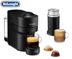 DéLonghi 1.1L Vertuo Pop Nespresso Coffee Machine Bundle - Black