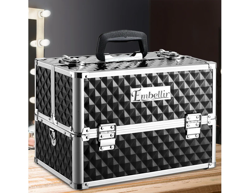 Embellir Makeup Case Beauty Case Organiser Cosmetic Travel Box Portable Bag
