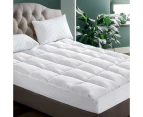 Giselle Bedding Prime Pillowtop Mattress Topper Underlay Pad Mat Cover QUEEN