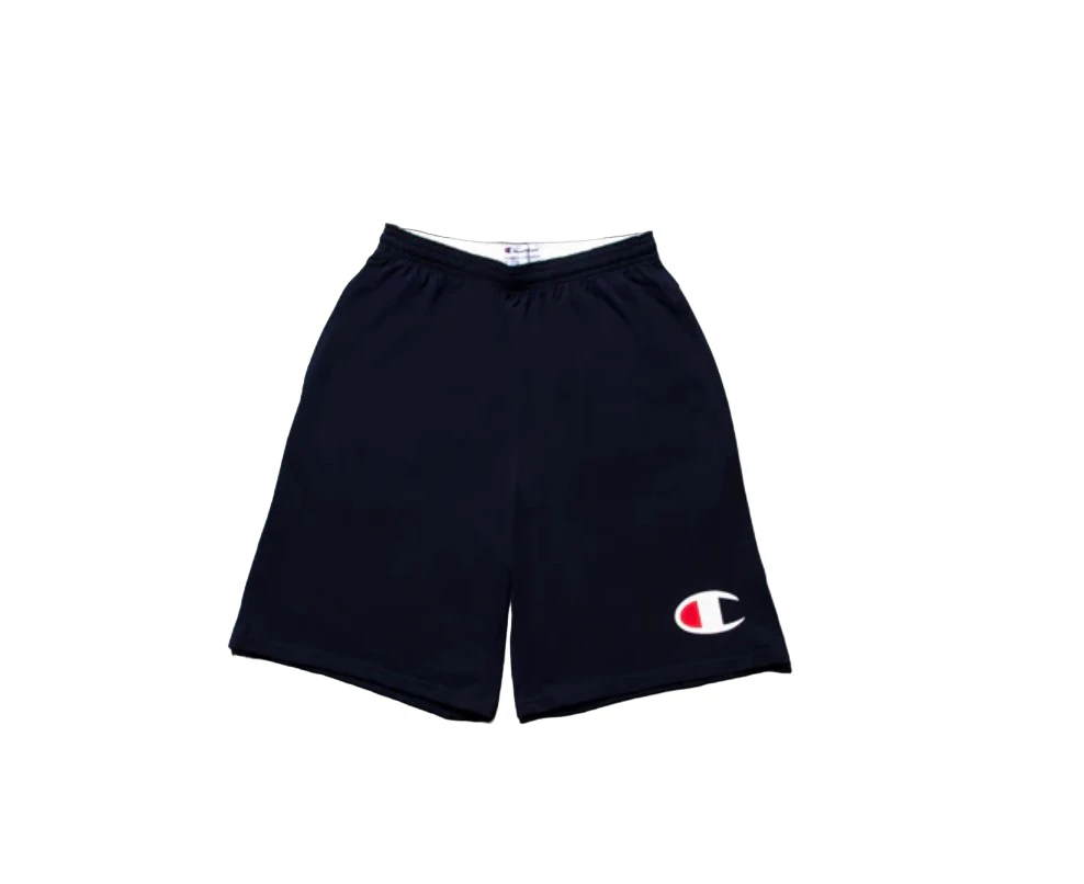 Mens Champion Classic Navy Everyday Shorts Cotton - Navy