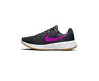 Mens Nike Revolution 6 Next Nature Anthracite Vivid Purple Running Shoes - Anthracite Vivid Purple