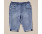 Target Baby Denim Pull On Jeans - Blue