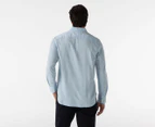 Tommy Hilfiger Men's Pigment Dyed Linen Shirt - Breezy Blue
