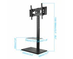 Heavy Duty Swivel Floor TV Stand Tall Corner TV Mount Stand for 32-70" LCD LED