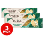 3 x Peckish Rice Crackers Sour Cream & Chives 90g