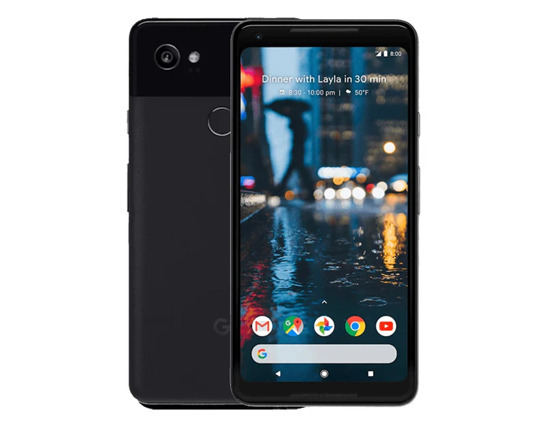 Google Pixel 2 XL (6.0", 64GB/4GB, 12.2MP) - Just Black - As New  - Refurbished