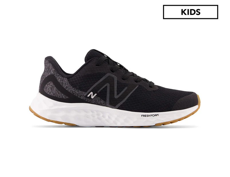 New Balance Kids' Fresh Foam Arishi v4 Running Shoes - Black/White/Gum