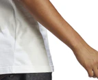 Adidas Men's Essentials 3-Stripes Tee / T-Shirt / Tshirt - White/Black