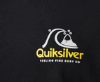 Quiksilver Men's Tribal Fuzz Short Sleeve Tee / T-Shirt / Tshirt - Black