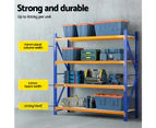 Giantz 2Mx2M Garage Shelving Warehouse Rack Pallet Racking Storage Shelf Blue