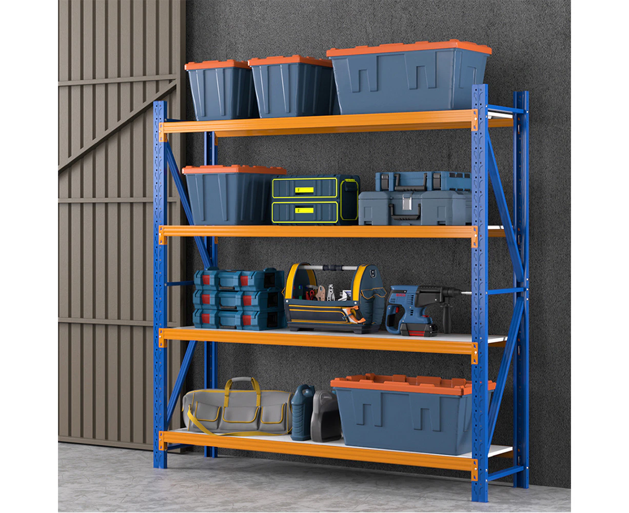 Giantz 2Mx2M Garage Shelving Warehouse Rack Pallet Racking Storage Shelf Blue