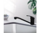 Kitchen Mixer Tap Bathroom Sink Faucets Laundry Kitchen Vanity tap Swivel Longer Spout Black