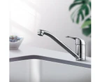 Kitchen Mixer Tap Bathroom Sink Faucets Laundry Kitchen Vanity tap Swivel Longer Spout Chrome