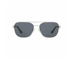 Polarized Sunglasses, HC7122 - MATTE SILVER/GREY BLUE SOLID