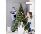 Mazam LED Christmas Tree 2.1M 7FT Xmas Trees Decorations Green with Ornaments