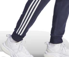 Adidas Men's Essentials 3-Stripes Tapered Fleece Pants / Joggers - Legend Ink