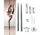 45mm Portable Dancing Pole Exercise Home GYM Dance Static Stripper Spinning