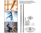 45mm Portable Dancing Pole Exercise Home GYM Dance Static Stripper Spinning