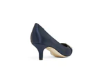 Womens Footwear Alan Pinkus Tina Bright Navy Satin Pump