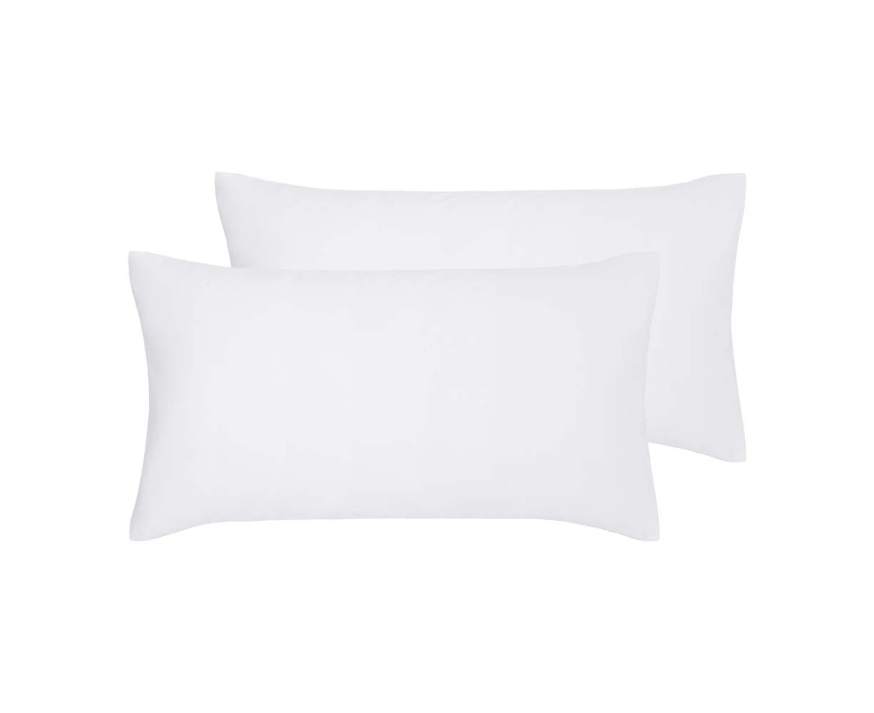 Accessorize Pair of White Hotel Deluxe Cotton King Pillowcases 50cm x 90cm