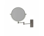 Thermogroup Ablaze Magnifying Mirror Non Lit Wall Mount x5 Brushed Nickel R16SMBN
