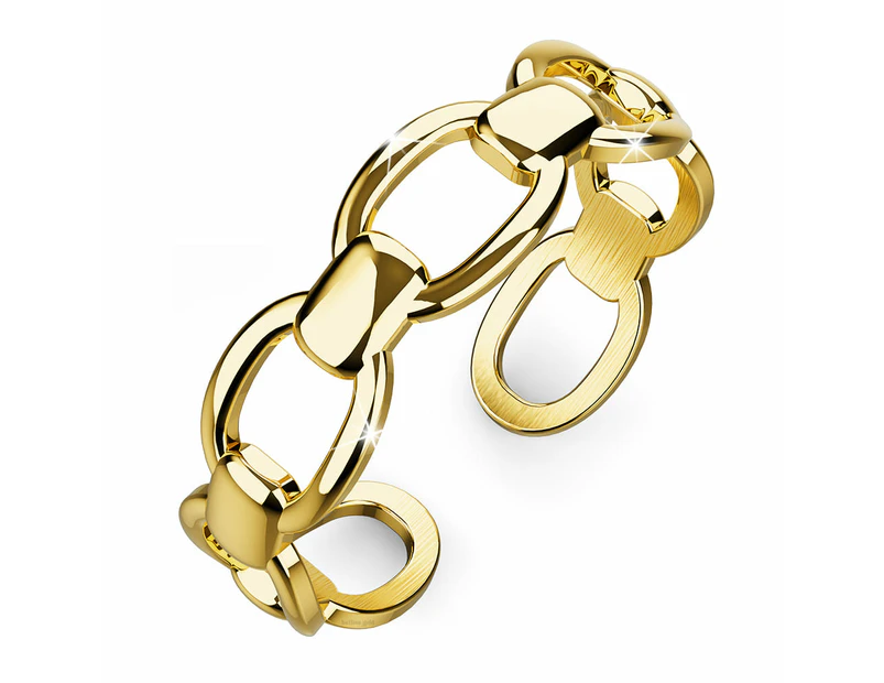 Adjustable Imperial Chain Link Ring in Gold