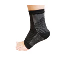 1 Pair AXIGN Medical Plantar Fasciitis Compression Sock Ankle Sleeve Support - Black