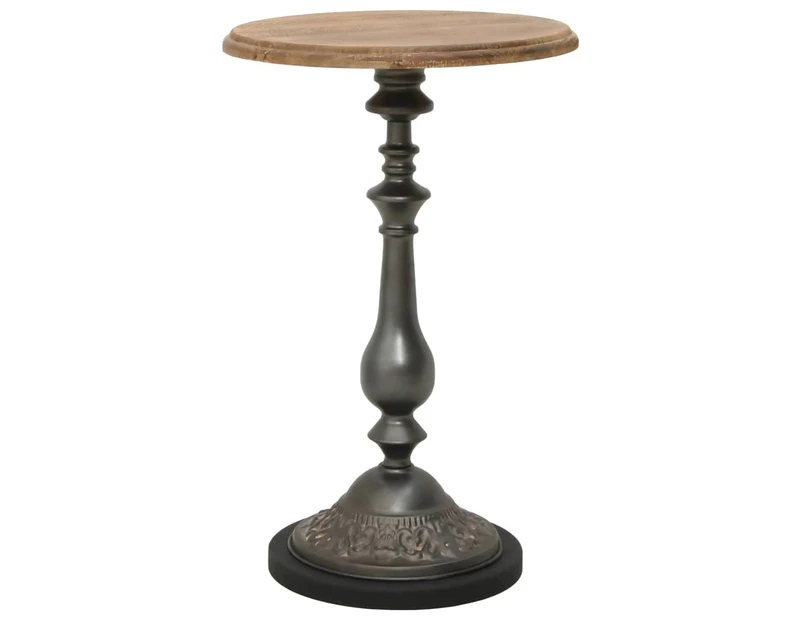 vidaXL End Table Solid Fir Wood 40x64 cm Brown