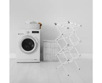 Boxsweden 3 Tier Extendable Free Standing Clothes Dryer/Horse White 75x38x100cm