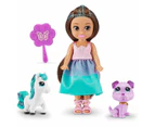 Sparkle Girlz Princess Doll and Pet Set by ZURU - Assorted* - Multi