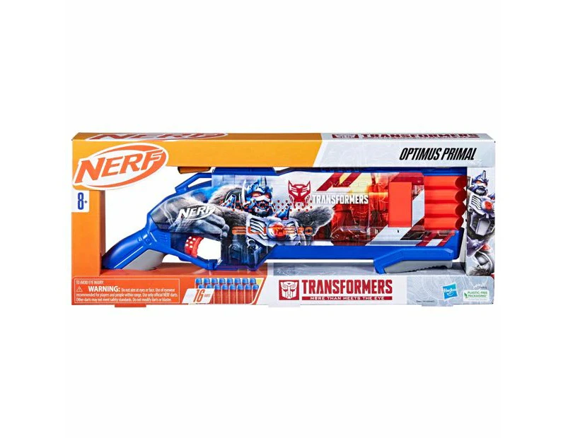 Nerf Transformers Optimus Primal Dart Blaster