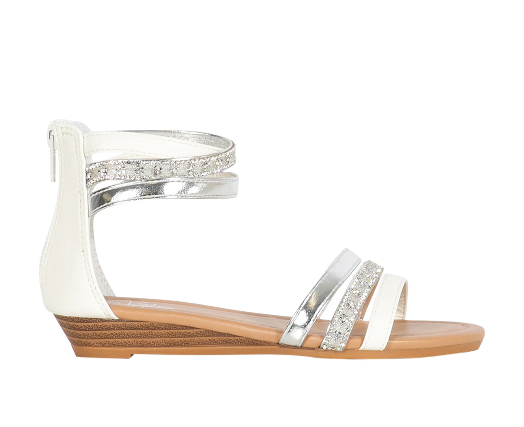 Swan Vybe Junior  Shimmery and Sparkly Sandal Girl's - White