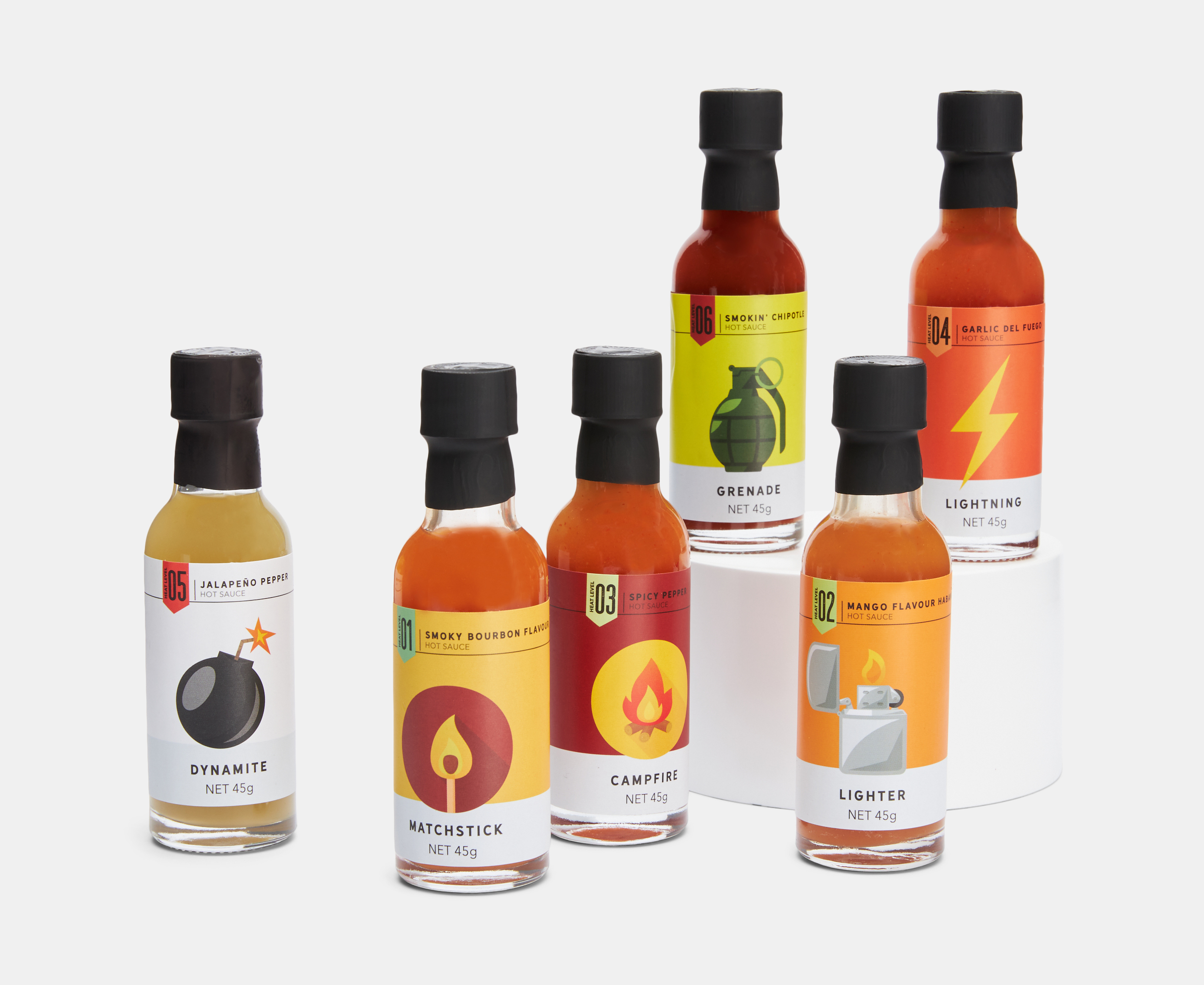 Modern Gourmet Foods The Global Spice Hot Sauce Challenge 6-Pack