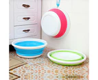 Folding Washbasin,Multifunctional Round Washbasin,Collapsible,Color:Style9